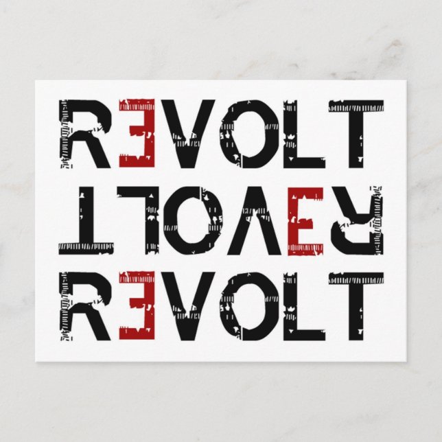 REVOLT-vykort Vykort (Framsida)
