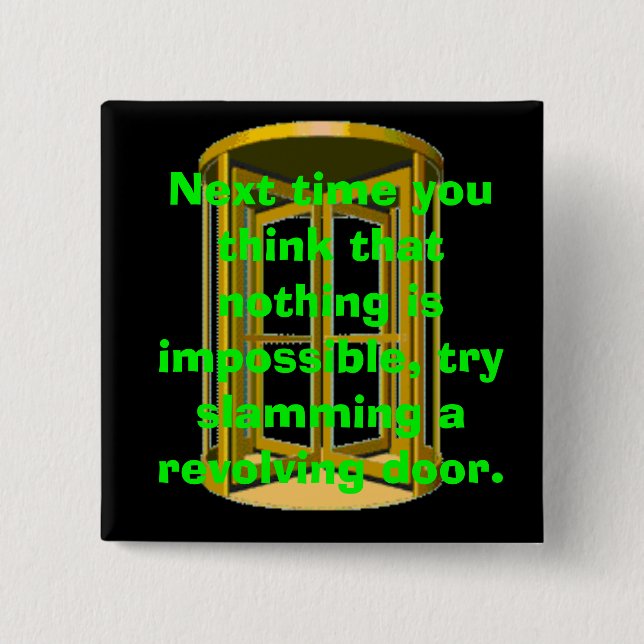 Revoltering av dörrslam knapp (Framsida)