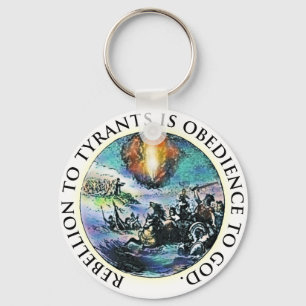 Revoltet till Tyrants är Obedience till guden Nyckelring