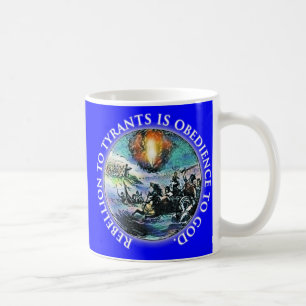 Revoltet till Tyrants är Obedience till gudmuggar Kaffemugg