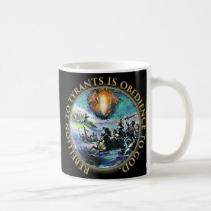 Revoltet till tyrants är Obedience till gudmuggen Kaffemugg