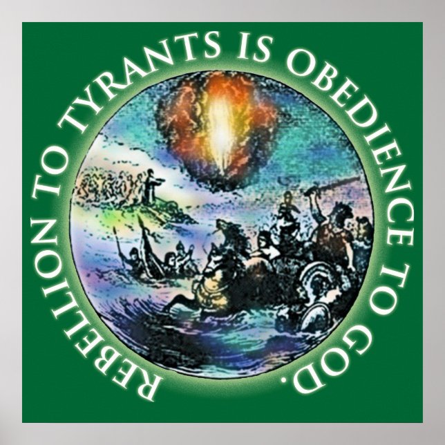 Revoltet till Tyrants är Obedience till Poster (Framsidan)