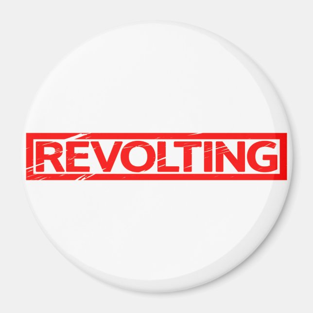 Revolting Frimärke Magnet (Framsidan)