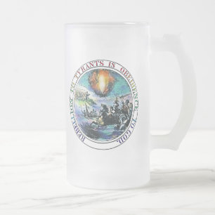 Revoltmuggar Frostat Ölglas