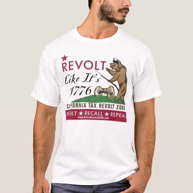 Revoltnågot liknande 1776 - återkallelseBenedict T Shirt (Framsida)