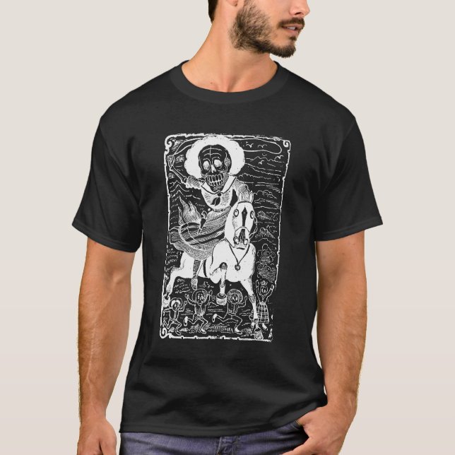 Revolucionaria av José Guadalupe Posada T Shirt (Framsida)