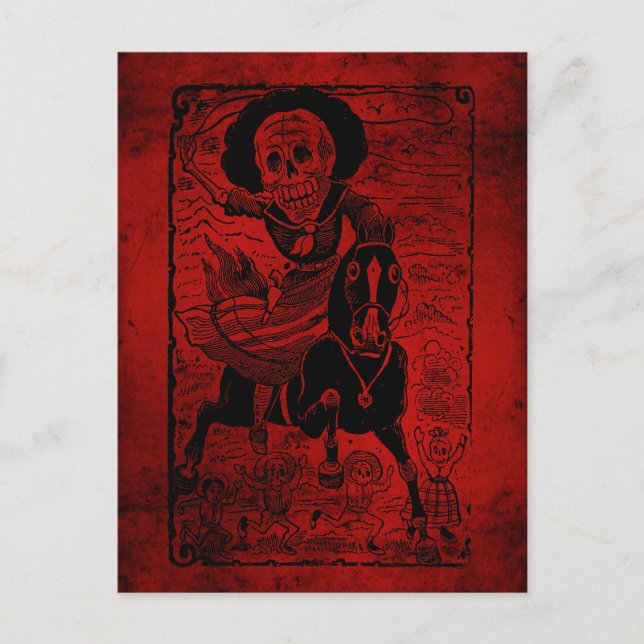 Revolucionaria av José Guadalupe Posada Vykort (Framsida)