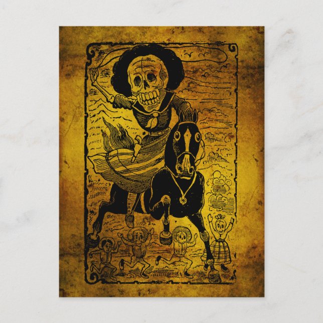 Revolucionaria av José Guadalupe Posada Vykort (Framsida)