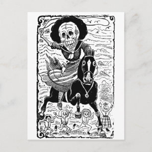 Revolucionaria av José Guadalupe Posada Vykort
