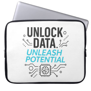 Revolution av data: Abstrakt AI Potential Matrix T Laptop Fodral