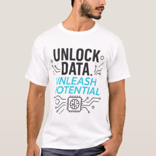 Revolution av data: Abstrakt AI Potential Matrix T Shirt