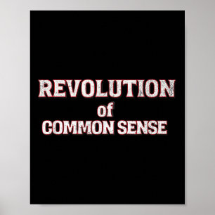 Revolution av sans text Trump 45-47 Poster