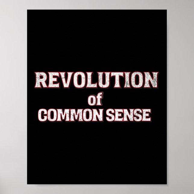 Revolution av sans text Trump 45-47 Poster (Framsidan)
