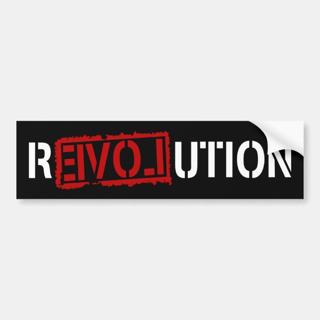 Revolution Bildekal (Framsidan)