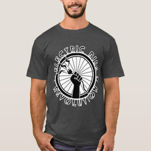 Revolution för elektrisk cykelcykel, Bike T Shirt