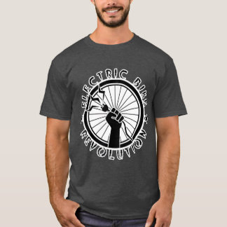 Revolution för elektrisk cykelcykel, Bike T Shirt
