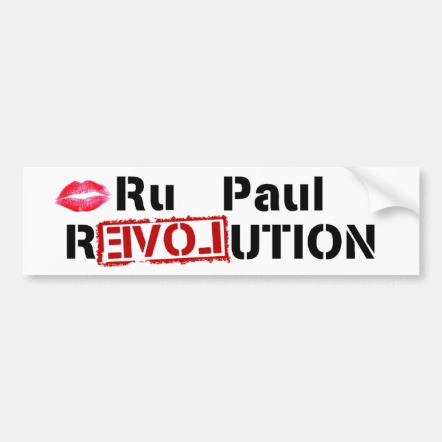 Revolution för Ru Paul Bildekal (Framsidan)