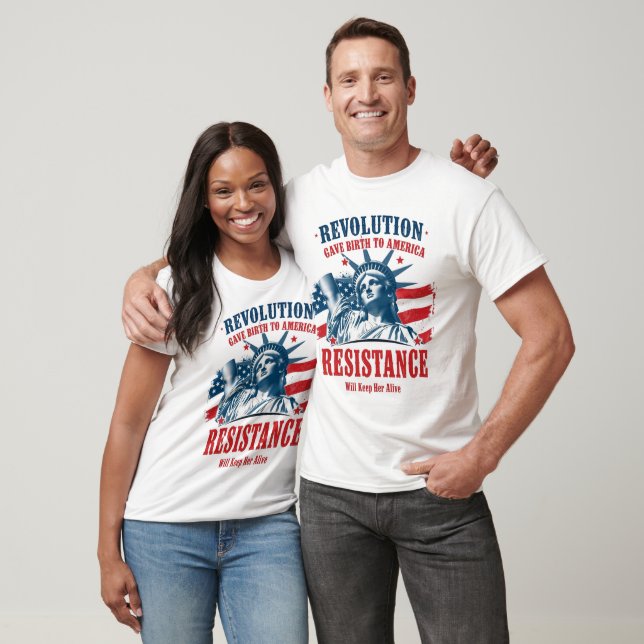 Revolution Gave Birth To America T Shirt (Unisex)