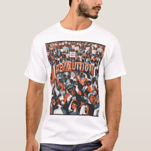 "Revolution"-grafik T Shirt