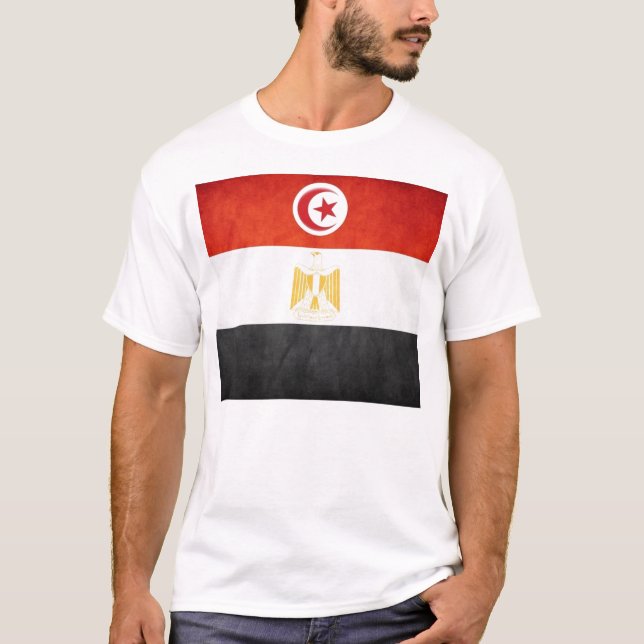 Revolution i egypten & Tunisien Tee Shirt (Framsida)
