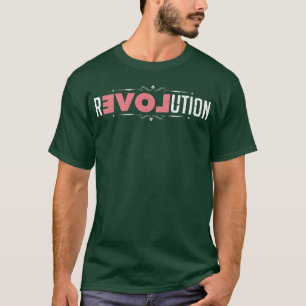 Revolution i kärlek Kärlek revolutionär Romc rolig T Shirt