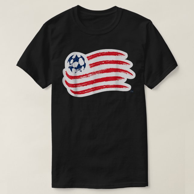 revolution-new england Vintage England Flagga T Shirt (Design framsida)