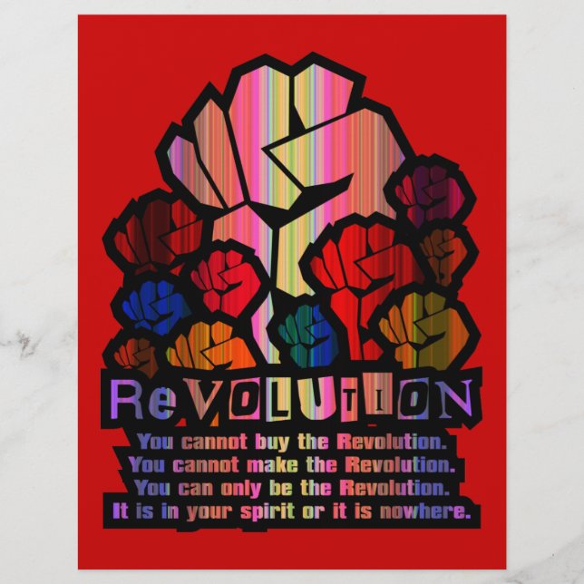 REVOLUTION REKLAMBLAD (Framsidan)