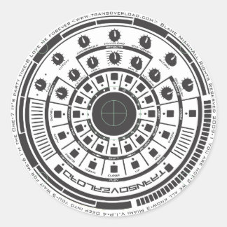 Revolution Runt Klistermärke