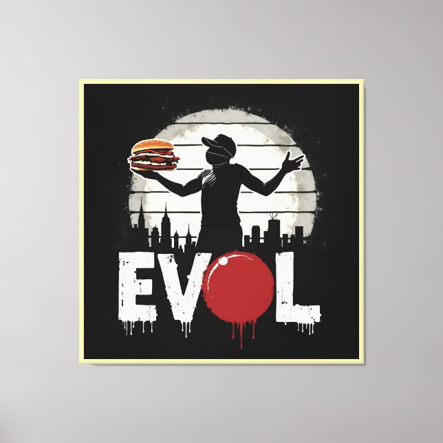 Revolution Sandwich - Fold Street Art Graphic Canvastryck (Framsida)