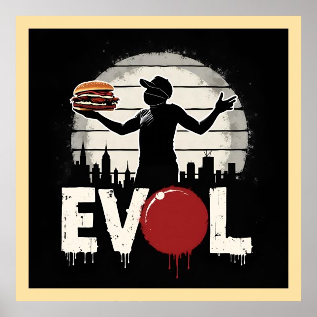 Revolution Sandwich - Fold Street Art Graphic Poster (Framsidan)