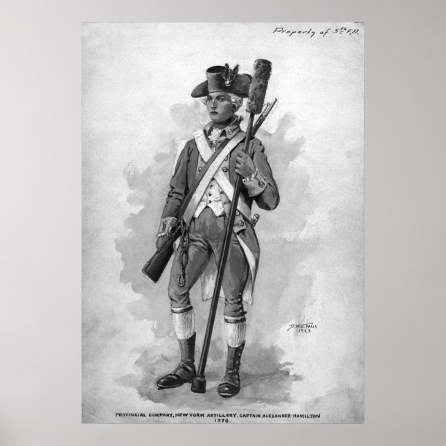 Revolutionär artillerist poster (Framsidan)