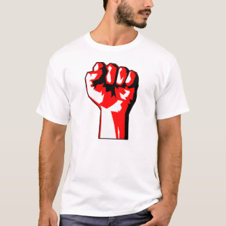 Revolutionär lyftt näveT-tröja T-shirt