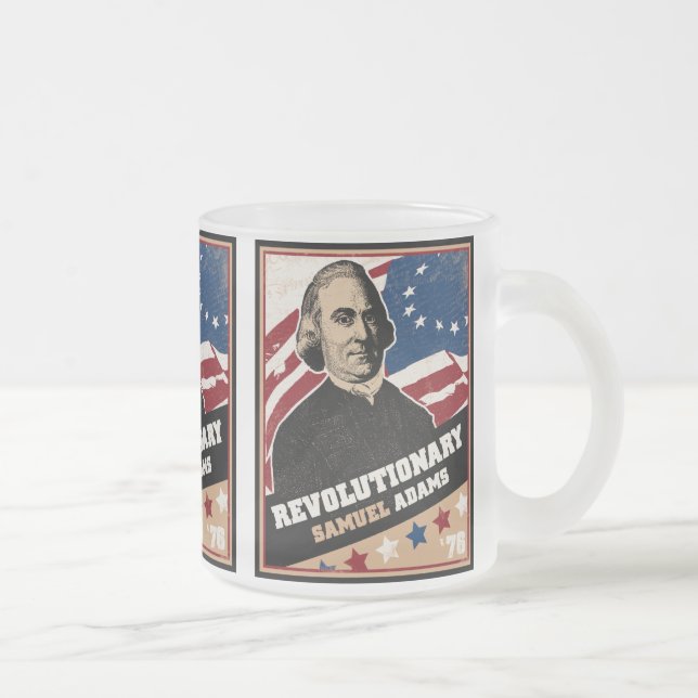 Revolutionär mugg för Samuel Adams amerikan (Höger)