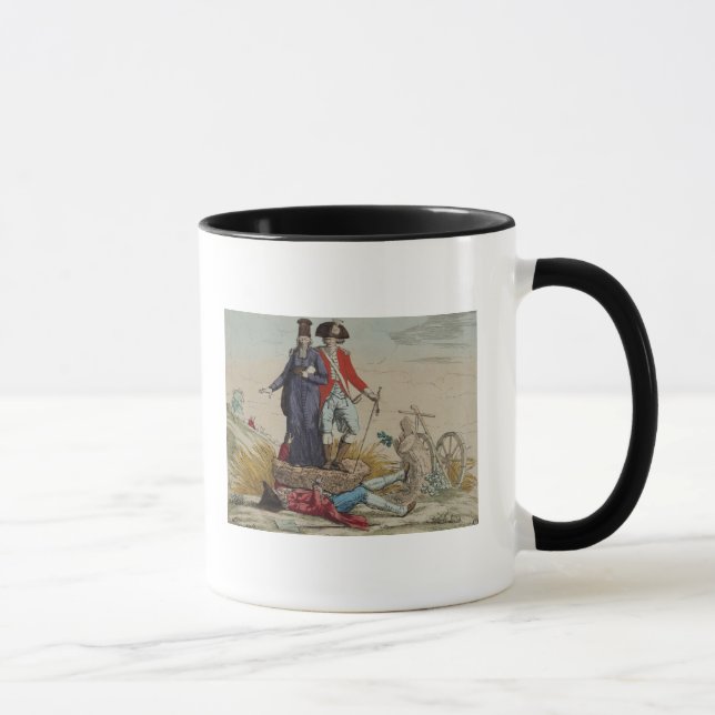 Revolutionär tecknad om tionden mugg (Höger)