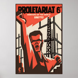 Revolutionär vision ikonisk kommunistisk propagand poster