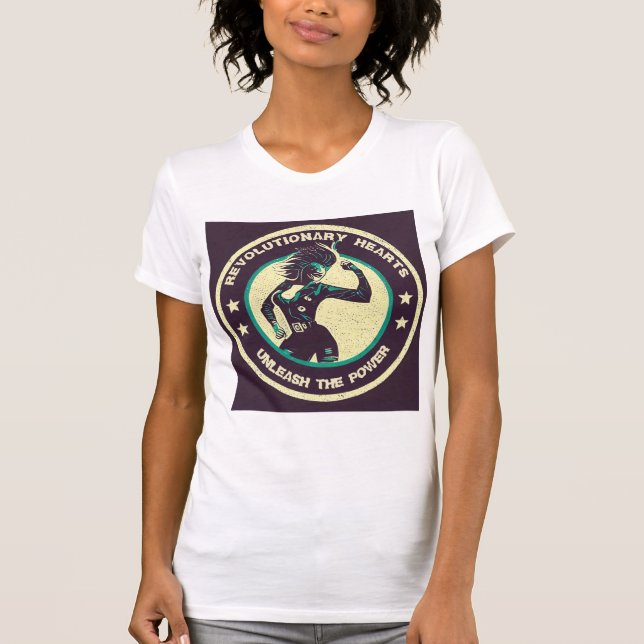 "REVOLUTIONÄRA HJÄRTOR" T SHIRT (Framsida)