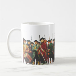 Revolutionära kriget milis Minutemen 1775 Kaffemugg
