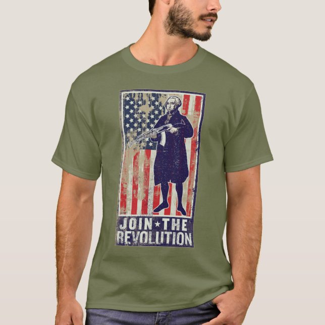 Revolutionära Washington Tee (Framsida)