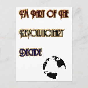 Revolutionärt decennium vykort