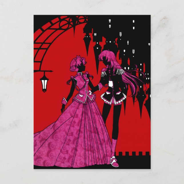 Revolutionary Girl Utena | Anthy & Utena Vykort (Framsida)