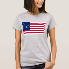 Revolutionary Krig Battle of Bennington U.S. Flagg T-shirt