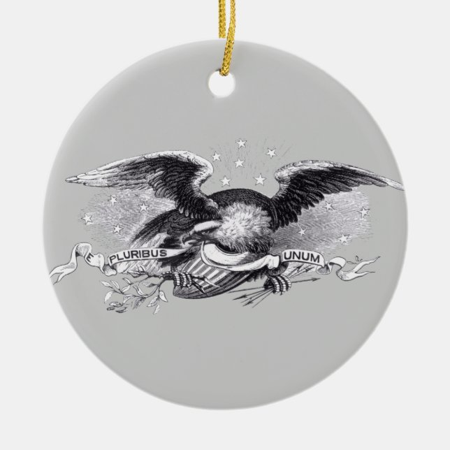 Revolutionary Krig Eagle Ornament (Framsidan)