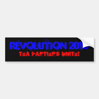 Revolutionen 2010, Tea Partiers förenar! Bildekal