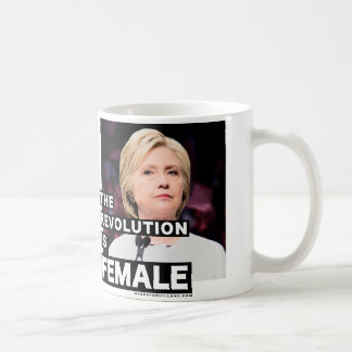 Revolutionen är kvinnlig kaffemugg