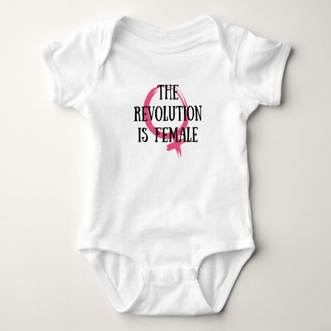 Revolutionen är kvinnlig t shirt (Framsida)