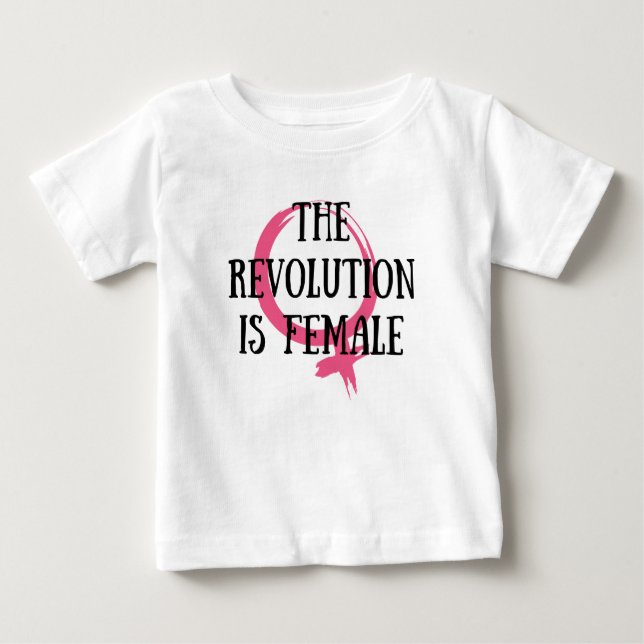 Revolutionen är kvinnlig t shirt (Framsida)