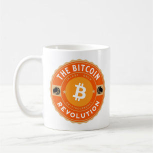 Revolutionen Bitcoin Kaffemugg