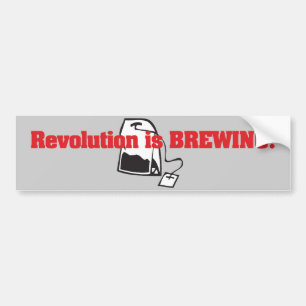 Revolutionen bryggar bildekal