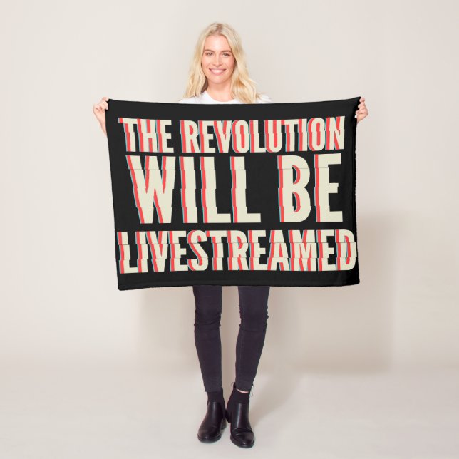 Revolutionen kommer att försvinna fleecefilt (På plats)