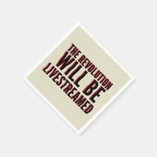 Revolutionen kommer att försvinna pappersservett (Hörn)